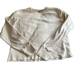 Brandy Melville Oversized Cream Colored Sweater OS fits most
